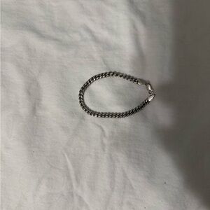 Men's Classic Silver Chain Bracelet
